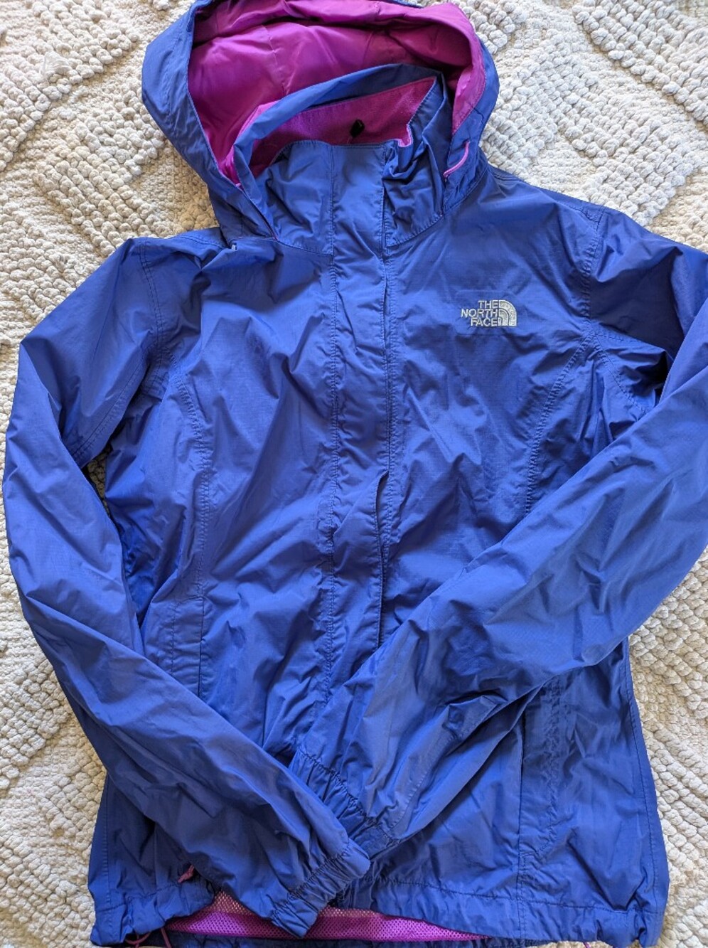 The North Face Blue Lightweight Windbreaker Jacket